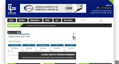 Desktop Screenshot of ginasioclubesantotirso.com